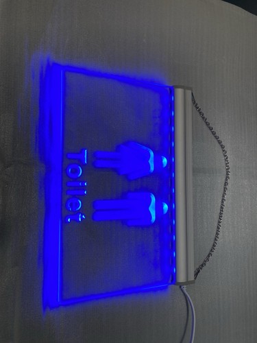 Toilet sign led neon light - sign,