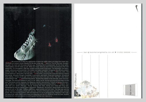 Postcard nike shox r4 - postcard,