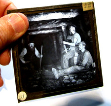 Superb miners mining antique