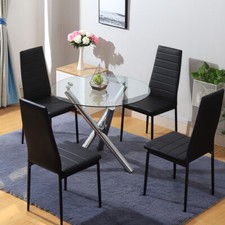 Round Glass Dining Table