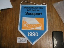 East German DDR GDR GST Seesport Maritime Pennant Flag Wimpel Cold War Communist
