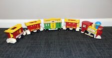 Vintage 1973 Fisher Price Circus Train & 4 Carriages - Please Read Details