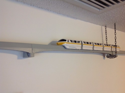 Single track wall - track, for