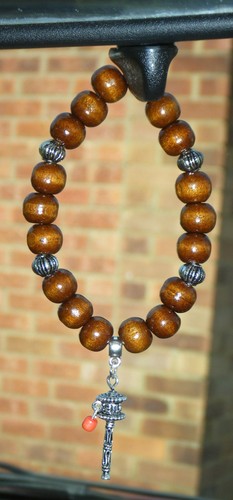 Prayer wheel pendant - wheel, in