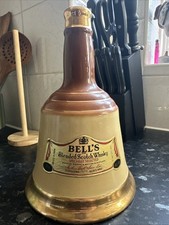 Vintage Wade Bells Old Scotch Whiskey large 8" tall collectors Bell