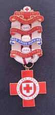 British Red Cross Society Proficiency in Nursing Medal Badge. WW2. Civil Defence