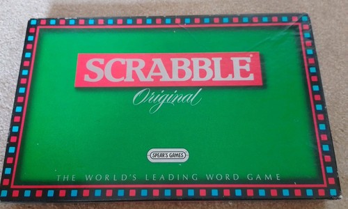 Scrabble 1988 vintage board - scrabble,