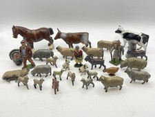 Vintage Lot Of Painted Lead