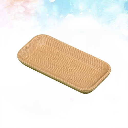 Wood plate dessert tray - dessert,