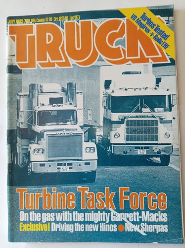 Vintage truck magazine - truck, july