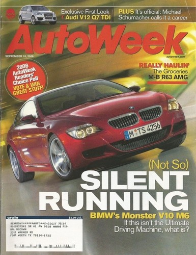 Autoweek 2006 sept audi - 2006,