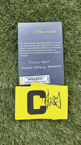 Dorian west signed captain - dorian, captain’s