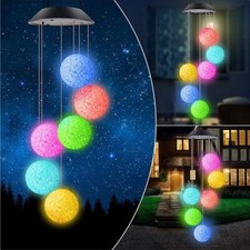 Wind Chimes Solar Powered LED