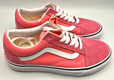 Vans Old Skool Pink Skate Authentic Shoe Sneaker Girl Teen Ladies' UK 3.5 J2046