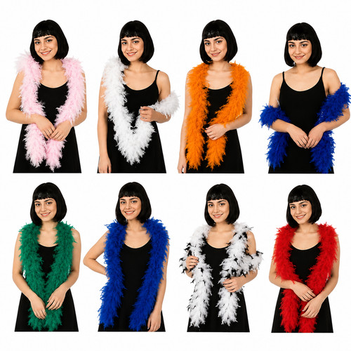 Feather boa multicoloured - boa,