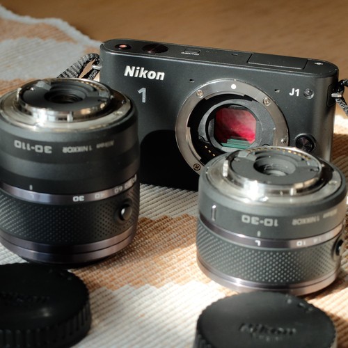Nikon camera body with - j1,