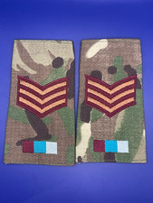 Royal Army Medical Service MTP Sergeant Sgt Rank Slides RAMS New Medic