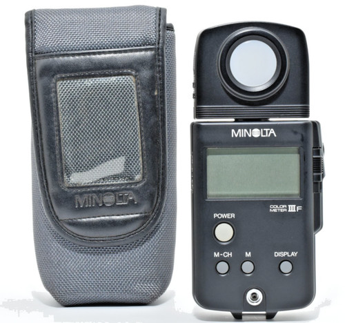 Minolta color meter - color, iiif