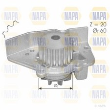 NAPA Water Pump for Peugeot