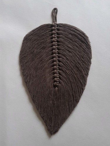Macrame wall hanging feather - macrame,