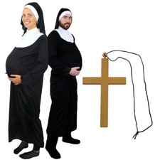 PREGNANT NUN COSTUME NOVELTY