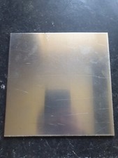 Aluminium Flat Sheet Plate Piece 4mm Thick 100mm x 100mm - 4" Square x 5/32" 