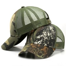 Camo Camping Trucker Hats