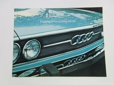 vintage AUDI car brochure AUDI