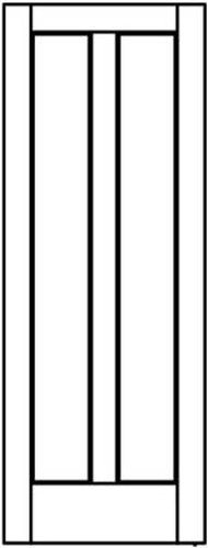 Panel flat vertical stile - 2, &