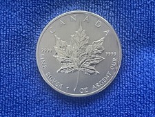 1OZ Silver Canadian Maple