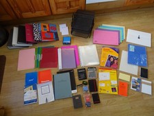 Bundle of Stationery Items  - inc. Folders, Wallets, Calculators, Storage Trays
