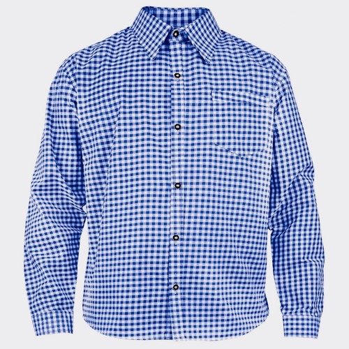 Mens bavarian blue - bavarian, checked