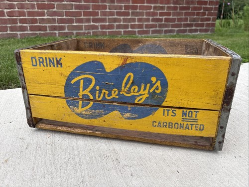 Vintage wooden soda - wooden, crate