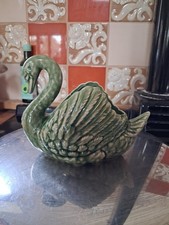 Vintage Ceramic Swan Planter
