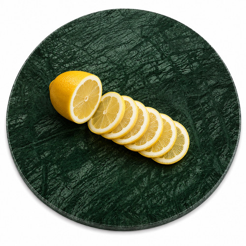 Green marble chopping board - green,