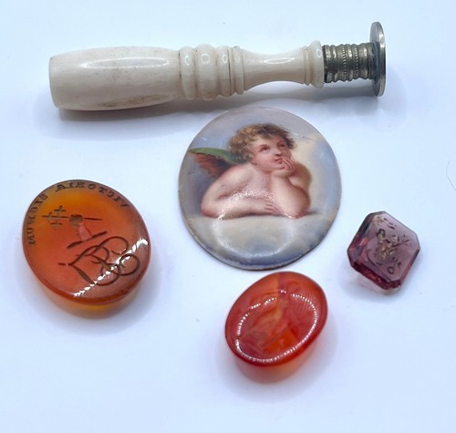 Victorian desk seal oval - 2,