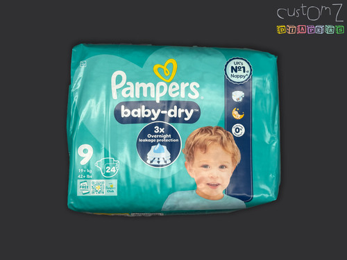 Pampers baby dry taped size - dry, 9
