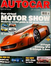 AUTOCAR MAGAZINE 24-OCT-01-
