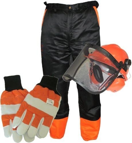 Chainsaw safety kit includes - chainsaw,