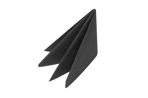4000 black napkins - x, 25cm