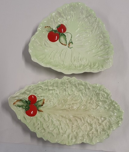 Carlton ware plate leaf - ware, shaped