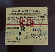 FRANK SINATRA  - 20/9/1980