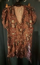 Disturbia Play suit/all In One. Tarot/gothic. Size 18.