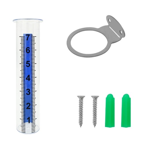 Plastic rain gauge - for, outdoor