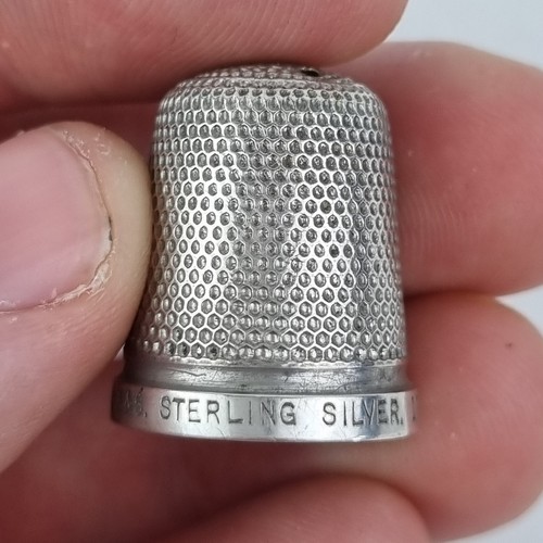 Vintage thimble marked - thimble,