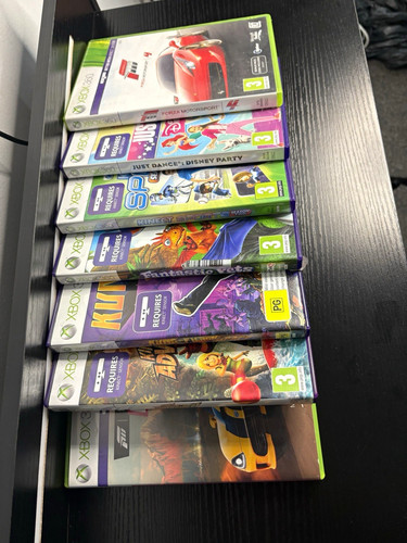 Xbox 360 kinect games bundle - xbox,