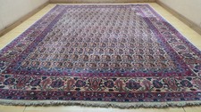 Large Persain Carpet Rug Hand Made Wool Vintage Living Room 12ft 9" x 9ft 10"