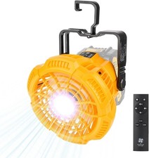 Portable Camping Fan w/ LED