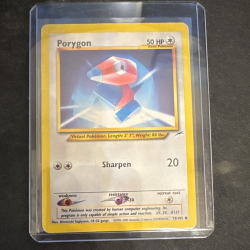 Pokémon porygon tcg - pokémon, neo