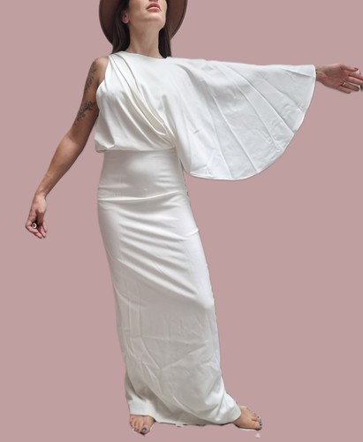 Bohemian wedding dress white - wedding,